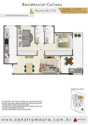 Imagem Apartamento com 2 Quartos à Venda, 73 m² em Jardim Praia Grande - Mongaguá