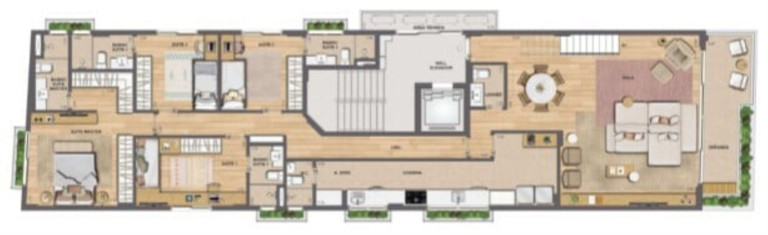Imagem Imóvel com 4 Quartos à Venda, 175 m² em Jardim Botânico - Rio De Janeiro