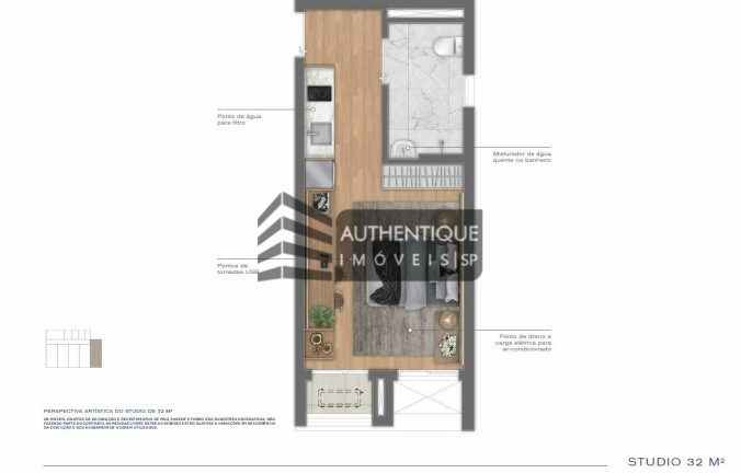 Imagem Imóvel com 1 Quarto à Venda, 31 m² em Vila Madalena - São Paulo