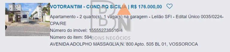 Apartamento com 2 Quartos à Venda, 45 m² em Vossoroca - Votorantim