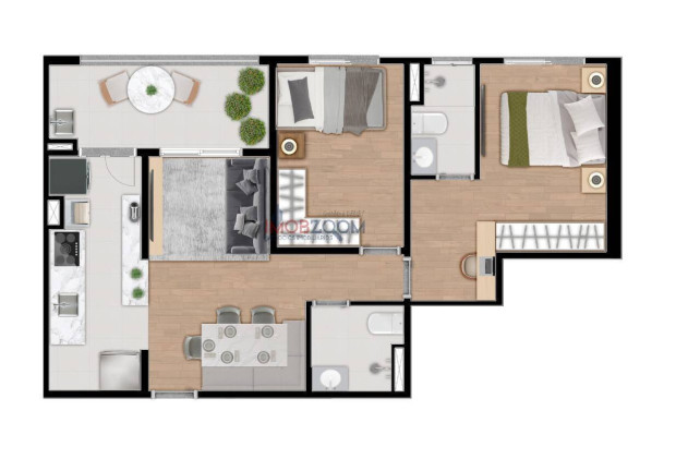 Imagem Apartamento com 3 Quartos à Venda, 77 m² em Residencial Colinas De São Francisco - Bragança Paulista Imagem Apartamento com 3 Quartos à Venda, 77 m² em Residencial Colinas De São Francisco - Bragança Paulista