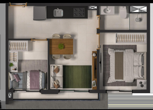 Imagem Imóvel com 1 Quarto à Venda, 31 m² em Vila Monte Alegre - São Paulo Imagem Imóvel com 1 Quarto à Venda, 31 m² em Vila Monte Alegre - São Paulo