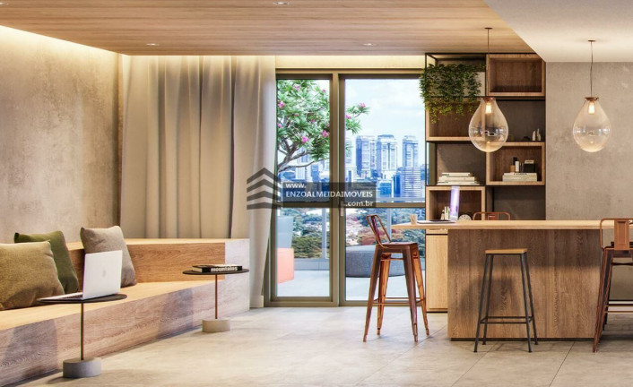 Imagem Apartamento com 1 Quarto à Venda, 31 m² em Brooklin - São Paulo