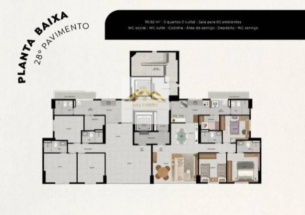 Imagem Apartamento com 3 Quartos à Venda, 91 m² em Boa Viagem - Recife Imagem Apartamento com 3 Quartos à Venda, 91 m² em Boa Viagem - Recife