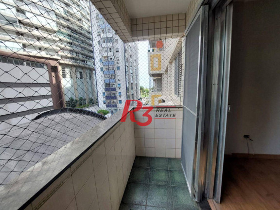 Imagem Apartamento com 3 Quartos para Alugar, 73 m² em José Menino - Santos