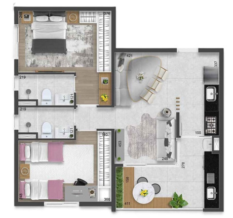 Imagem Imóvel com 2 Quartos à Venda, 64 m² em Alphaville - Barueri Imagem Imóvel com 2 Quartos à Venda, 64 m² em Alphaville - Barueri