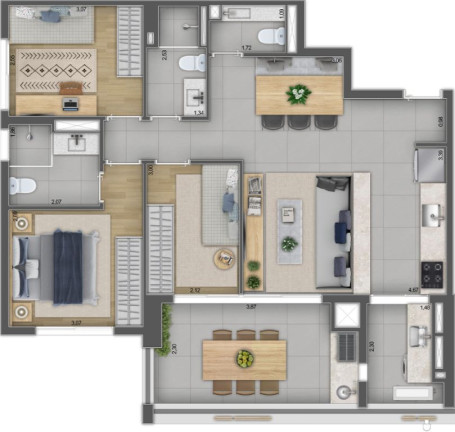 Imagem Apartamento com 2 Quartos à Venda, 71 m² em Pinheiros - São Paulo
