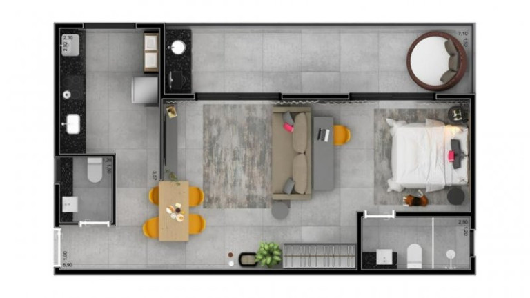 Imagem Apartamento com 1 Quarto à Venda, 57 m² em Ponta Da Praia - Santos Imagem Apartamento com 1 Quarto à Venda, 57 m² em Ponta Da Praia - Santos