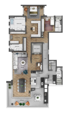 Imagem Apartamento com 3 Quartos à Venda, 315 m² em Jardim Paulista - São Paulo