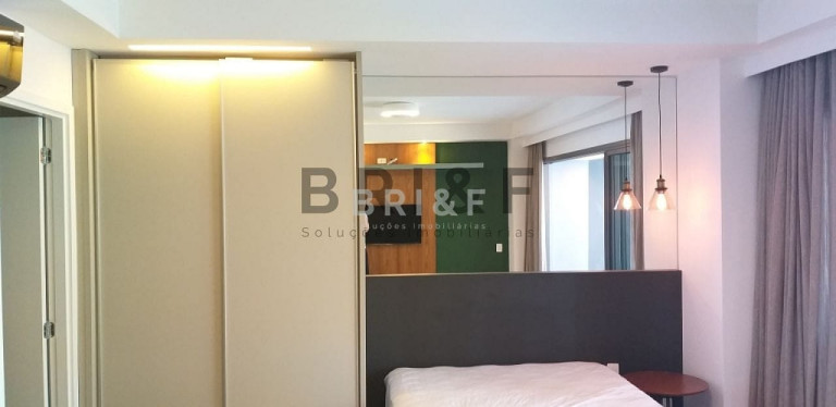 Imagem Apartamento com 1 Quarto para Alugar, 43 m² em Brooklin - São Paulo Imagem Apartamento com 1 Quarto para Alugar, 43 m² em Brooklin - São Paulo