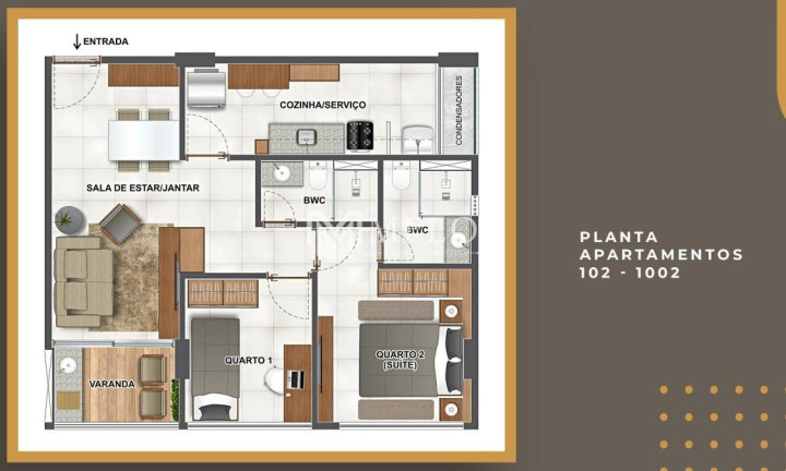Imagem Apartamento com 2 Quartos à Venda, 53 m² em Casa Forte - Recife Imagem Apartamento com 2 Quartos à Venda, 53 m² em Casa Forte - Recife