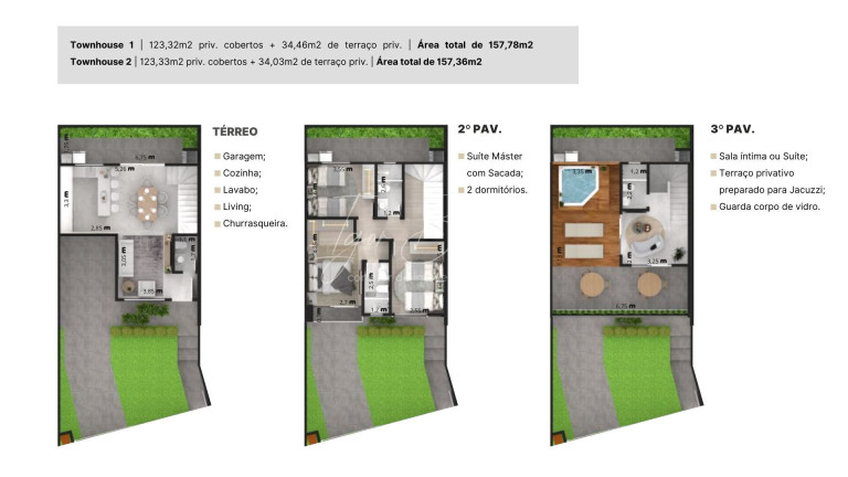 Imagem Casa com 3 Quartos à Venda, 123 m² em Pilarzinho - Curitiba Imagem Casa com 3 Quartos à Venda, 123 m² em Pilarzinho - Curitiba