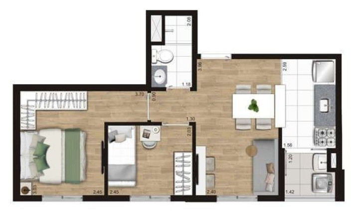 Imagem Apartamento com 2 Quartos à Venda, 38 m² em Sacomã - São Paulo Imagem Apartamento com 2 Quartos à Venda, 38 m² em Sacomã - São Paulo