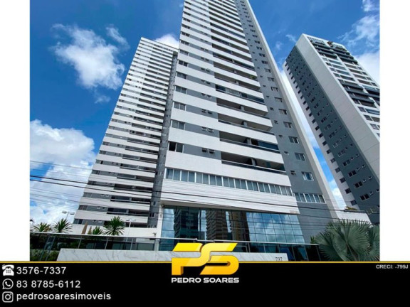 Apartamento com 3 Quartos à Venda, 108 m² em Manaíra - João Pessoa