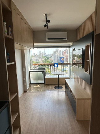 Imagem Apartamento com 1 Quarto para Alugar, 28 m² em Brooklin Paulista - São Paulo