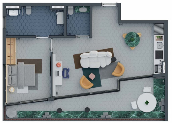 Imagem Apartamento com 1 Quarto à Venda, 90 m² em Jardim Paulista - São Paulo