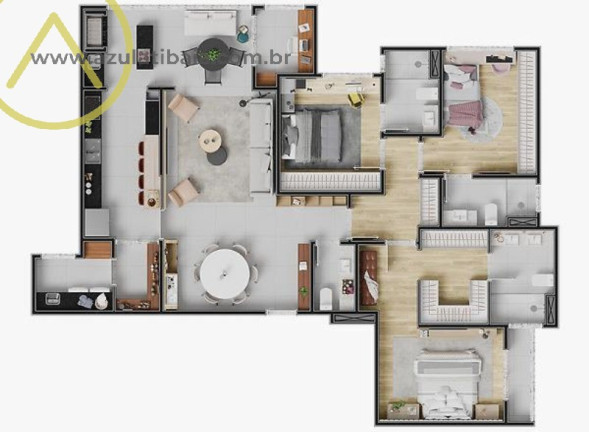 Imagem Apartamento com 3 Quartos à Venda, 101 m² em Nova Gardênia - Atibaia