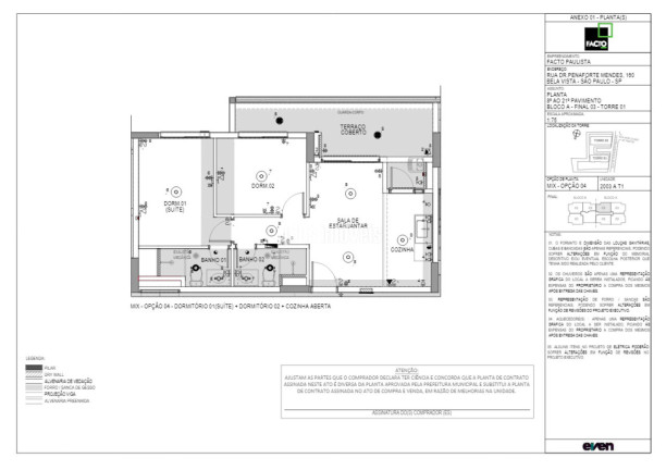 Apartamento com 2 Quartos à Venda, 61 m² em Bela Vista - São Paulo