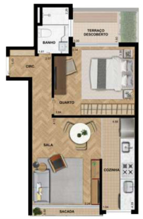 Imagem Imóvel com 1 Quarto à Venda, 47 m² em Gávea - Rio De Janeiro