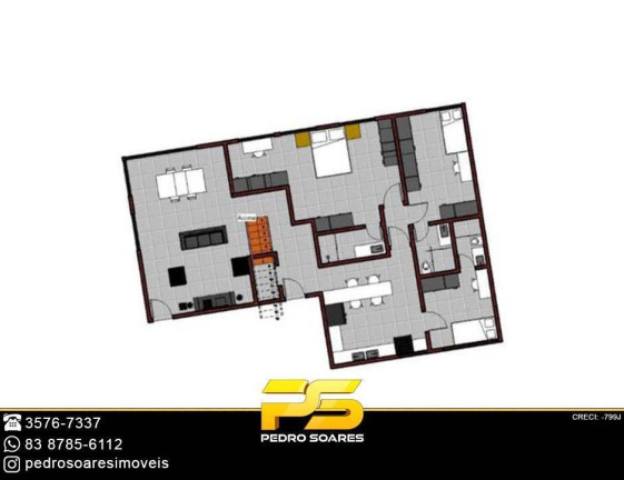 Cobertura com 4 Quartos à Venda, 150 m² em Cabo Branco - João Pessoa