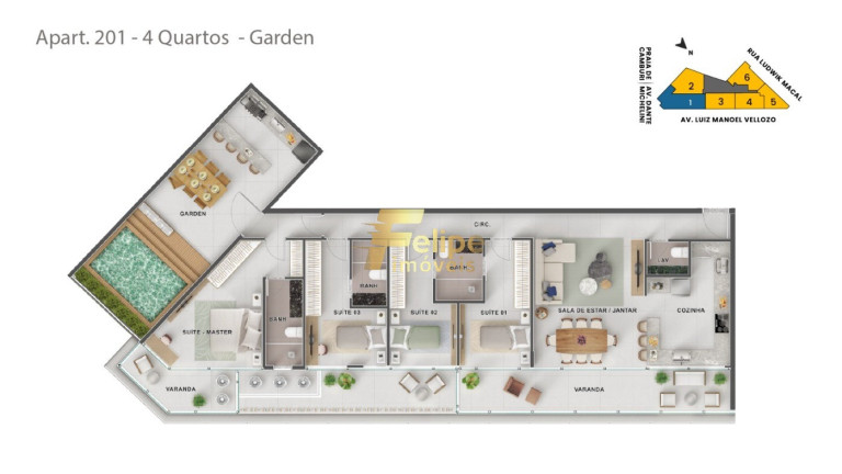 Imagem Imóvel com 3 Quartos à Venda, 101 m² em Jardim Da Penha - Vitória Imagem Imóvel com 3 Quartos à Venda, 101 m² em Jardim Da Penha - Vitória