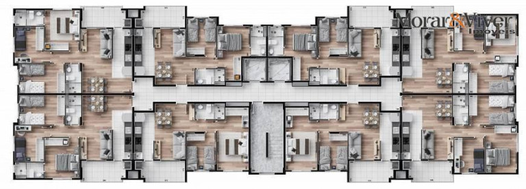 Imagem Apartamento com 3 Quartos à Venda, 68 m² em Campo Comprido - Curitiba
