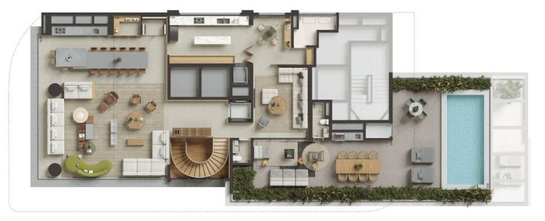 Foto do imóvel Apartamento com 4 Quartos à Venda, 487 m² em Alto De Pinheiros - São Paulo