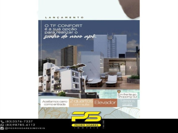 Imagem Apartamento com 2 Quartos à Venda, 68 m² em Jardim Cidade Universitária - João Pessoa Imagem Apartamento com 2 Quartos à Venda, 68 m² em Jardim Cidade Universitária - João Pessoa