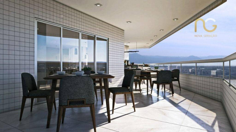 Imagem Apartamento com 1 Quarto à Venda, 43 m² em Mirim - Praia Grande