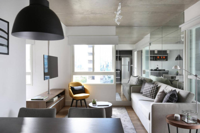 Apartamento com 1 Quarto para Alugar, 63 m² em Cidade Monções - São Paulo