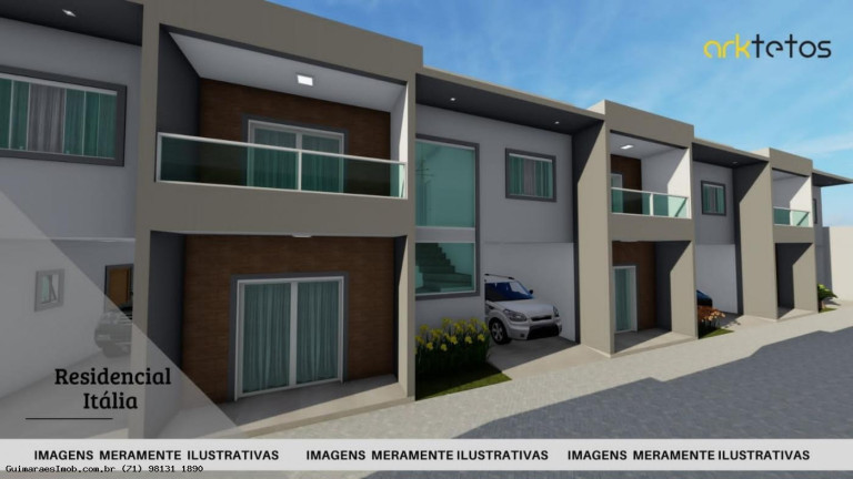 Imagem Casa com 3 Quartos à Venda, 152 m² em Recreio Ipitanga - Lauro De Freitas Imagem Casa com 3 Quartos à Venda, 152 m² em Recreio Ipitanga - Lauro De Freitas