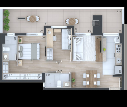 Imagem Apartamento com 3 Quartos à Venda, 88 m² em Portão - Curitiba