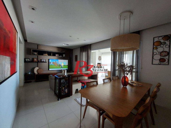 Imagem Apartamento com 3 Quartos para Alugar, 111 m² em Ponta Da Praia - Santos