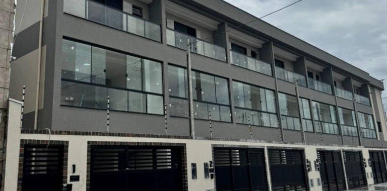 Imagem Casa de Condomínio com 2 Quartos à Venda, 90 m² em Maracanã - Praia Grande Imagem Casa de Condomínio com 2 Quartos à Venda, 90 m² em Maracanã - Praia Grande