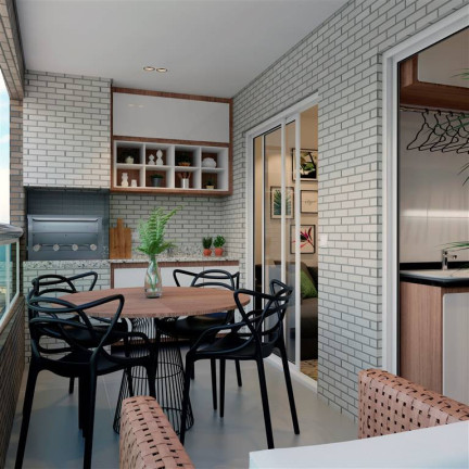 Imagem Apartamento com 1 Quarto à Venda, 79 m² em Guilhermina - Praia Grande