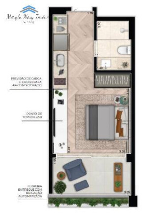 Imagem Apartamento com 1 Quarto à Venda, 28 m² em Moema - São Paulo Imagem Apartamento com 1 Quarto à Venda, 28 m² em Moema - São Paulo