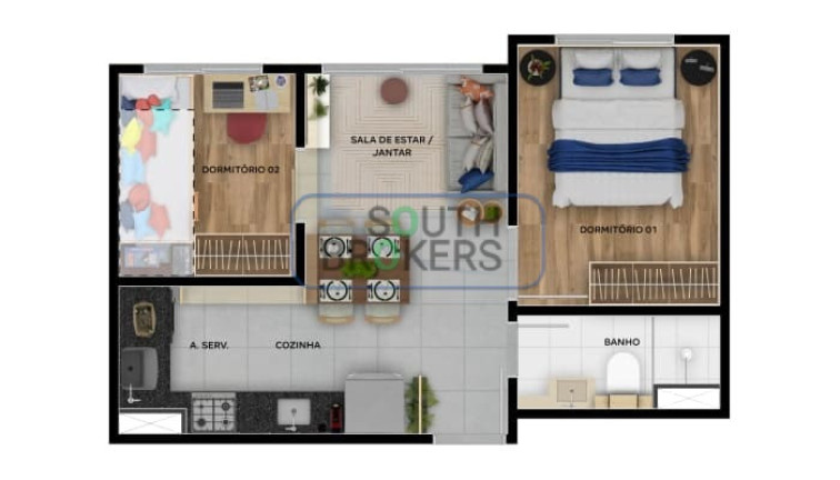 Imagem Apartamento com 2 Quartos à Venda, 33 m² em Limão - São Paulo