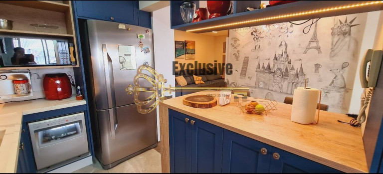 Imagem Apartamento com 3 Quartos à Venda, 96 m² em Vila Scarpelli - Santo André