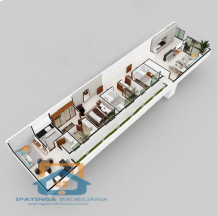 Imagem Casa com 3 Quartos à Venda, 210 m² em Jardim Panorama - Ipatinga