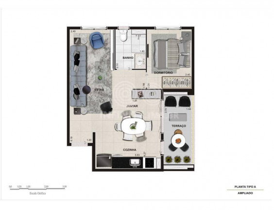 Imagem Apartamento com 2 Quartos à Venda, 54 m² em Santa Cecília - São Paulo
