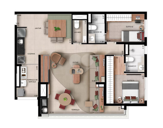 Imagem Apartamento com 3 Quartos à Venda,  em Ipiranga - São Paulo