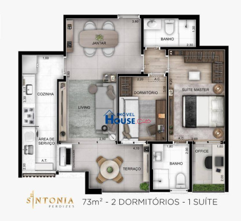 Imagem Apartamento com 2 Quartos à Venda, 73 m² em Perdizes - São Paulo Imagem Apartamento com 2 Quartos à Venda, 73 m² em Perdizes - São Paulo
