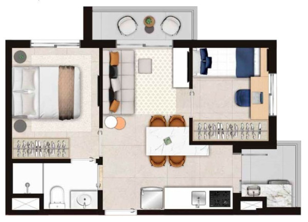 Imagem Apartamento à Venda, 24 m² em Vila Pompéia - São Paulo Imagem Apartamento à Venda, 24 m² em Vila Pompéia - São Paulo