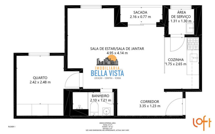 Imagem Apartamento com 1 Quarto à Venda,  em Sé - São Paulo