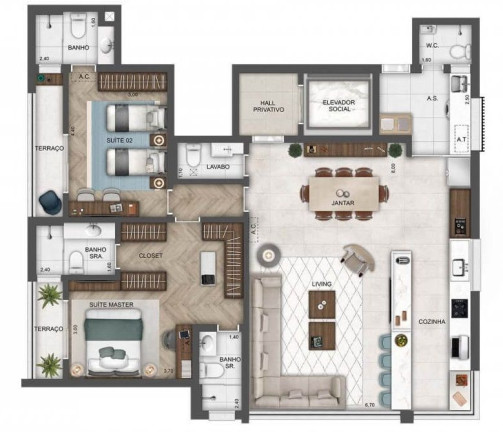Imagem Apartamento com 1 Quarto à Venda, 53 m² em Perdizes - São Paulo Imagem Apartamento com 1 Quarto à Venda, 53 m² em Perdizes - São Paulo