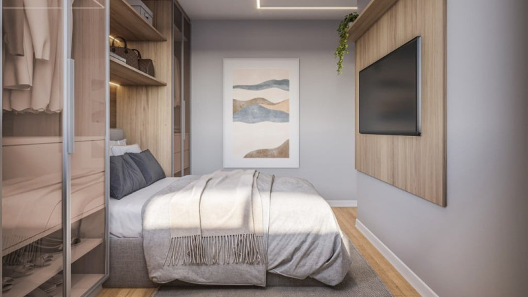 Imagem Imóvel com 3 Quartos à Venda, 59 m² em Campo Comprido - Curitiba