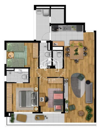 Imagem Apartamento com 3 Quartos à Venda, 105 m² em Pinheiros - São Paulo Imagem Apartamento com 3 Quartos à Venda, 105 m² em Pinheiros - São Paulo