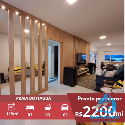 Cobertura com 3 Quartos à Venda, 115 m² em Itaguá - Ubatuba