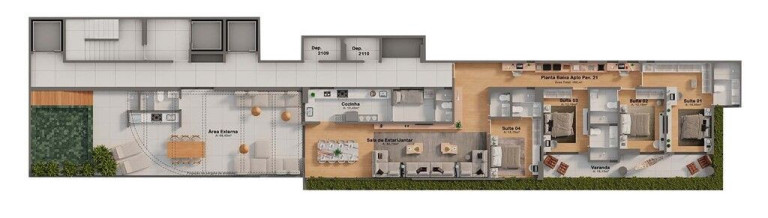 Imagem Apartamento com 2 Quartos à Venda, 62 m² em Bessa - João Pessoa