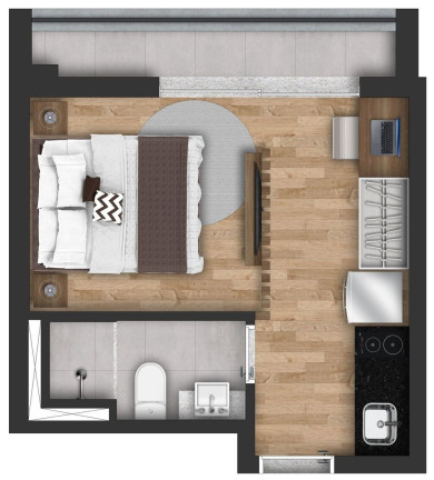 Imagem Apartamento com 1 Quarto à Venda, 24 m² em Jardim Paulista - São Paulo
